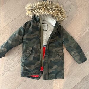 Boden Cream Fleece Jacket